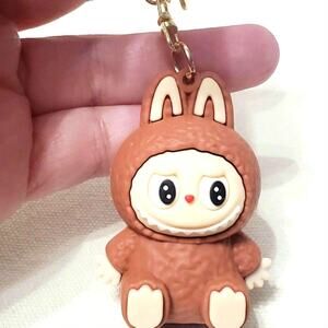 Keychain Monster Elves Brown Princess hang on backpack, purse charm heart New